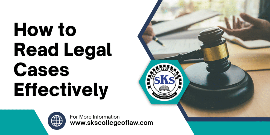 How to Read Legal Cases Effectively