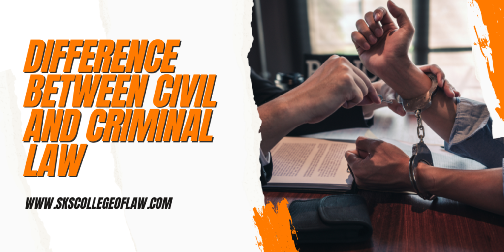 Difference Between Civil and Criminal Law